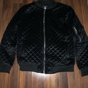 Boohoo crushed velvet jacket